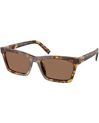 Miu Miu - Mu A05S 14L60M Sunglasses Acetate Squared Normal - Lyst
