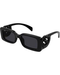 Gucci - Gg1325S 001 Sunglasses Plastic Squared - Lyst