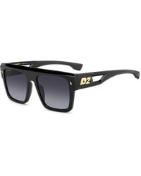 DSquared² - D2 0127/S 807/9O Sunglasses Acetate Squared Normal Shaded - Lyst