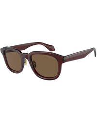 Giorgio Armani - Ar8206 606273 Sunglasses Acetate Squared Normal - Lyst
