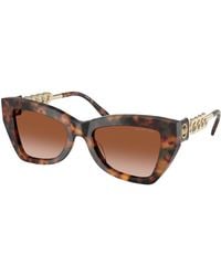 Michael Kors - Mk2205 Montecito 39043B Sunglasses Acetate Cat Eye Normal Shaded - Lyst