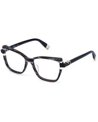 Furla - Vfu994 0U25 Optical Frames Acetate Squared - Lyst