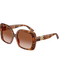 Dolce & Gabbana - Dg4475 338013 Sunglasses Acetate Squared Normal Shaded - Lyst