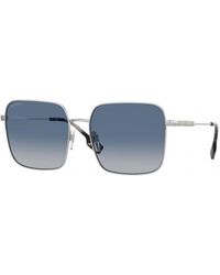 Burberry - Be3119 10054L Sunglasses Metal Squared Nuanced - Lyst