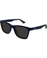 Montblanc - Mb0399S 004 Sunglasses Injected Squared - Lyst