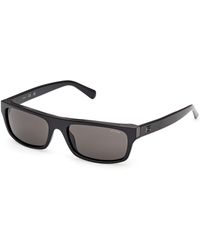 Guess - Gu00276 01A Sunglasses Injected Smoke Squared Normal - Lyst
