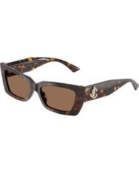 Jimmy Choo - Jc5037Bu 500273 Sunglasses Acetate Cat Eye Normal - Lyst