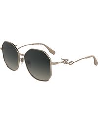 KARL LAGERFELD - Kl358S 770 Sunglasses Metal Squared Normal - Lyst