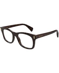 McQueen - Am0551O 002 Optical Frames Acetate Transparent Squared - Lyst