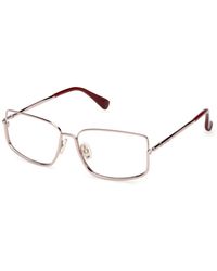 Max Mara - Mm5203 036 Optical Frames Metal Squared Normal - Lyst