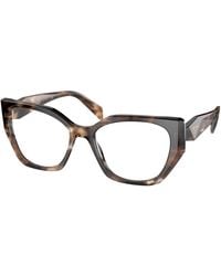 Prada - Pr 18Wv 07R1O1 Optical Frames Acetate Geometric Normal - Lyst