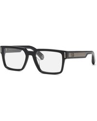 Philipp Plein - Vpp193M Plein Stud 700 Optical Frames Acetate Squared - Lyst