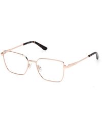 Guess - Gu50168 028 Optical Frames Metal Geometric Normal - Lyst