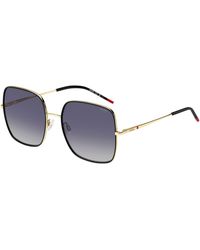 BOSS - Hg 1293/S Rhl/9O Sunglasses Metal Squared Shaded - Lyst