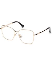 Max Mara - Mm5187 032 Optical Frames Metal Round Normal - Lyst