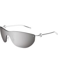 Gucci - Gg1700S 002 Sunglasses Metal Mask - Lyst