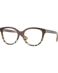 Burberry - Be2456 4202 Optical Frames Acetate Transparent Cat Eye Normal - Lyst