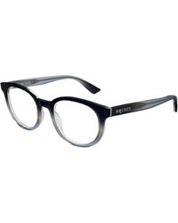 McQueen - Am0567O 006 Optical Frames Acetate Transparent Round - Lyst