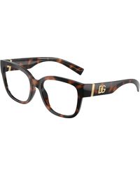 Dolce & Gabbana - Dg5115 502 Optical Frames Injected Transparent Butterfly Normal - Lyst
