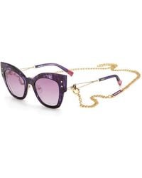 Missoni - Mis 0054/Cs J5G/9R Sunglasses Metal Cat Eye Normal Shaded - Lyst