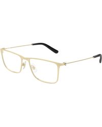Montblanc - Mb0464O 004 Optical Frames Metal Transparent Squared - Lyst