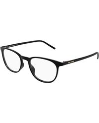 Saint Laurent - Sl 884 002 Optical Frames Bio-Injected Transparent Round - Lyst