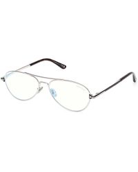 Tom Ford - Ft6128-B 016 Optical Frames Metal Pilot Normal - Lyst