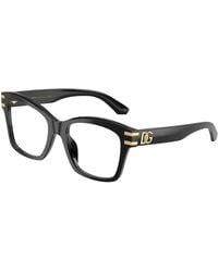 Dolce & Gabbana - Dg3419 501 Optical Frames Acetate Squared Normal - Lyst
