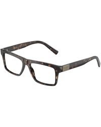 Dolce & Gabbana - Dg3368 502 Optical Frames Acetate Squared - Lyst