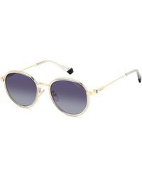 Polaroid - Pld 4173/G/S/X 2F7/Wj Sunglasses Metal Round Polarized Shaded - Lyst