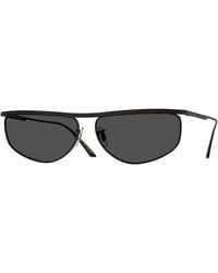 Oliver Peoples - Ov1367S 1986C 506287 Sunglasses Steel Geometric Normal - Lyst