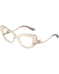 Dolce & Gabbana - Dg3391B 3432 Optical Frames Acetate Transparent Cat Eye Normal - Lyst