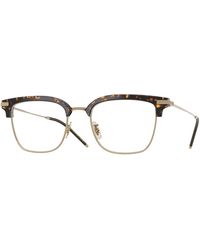 Oliver Peoples - Ov1354T Tk-12 5341 Optical Frames Titanium Transparent Squared Normal - Lyst