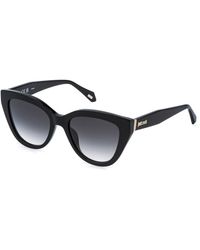 Just Cavalli - Sjc173 700 Sunglasses Acetate Smoke Butterfly Normal Nuanced - Lyst