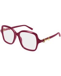Gucci - Gg2217O 004 Optical Frames Acetate Transparent Butterfly - Lyst