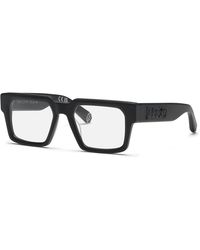 Philipp Plein - Vpp156M Plein Master 703 Optical Frames Acetate Squared - Lyst