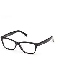 Max Mara - Mm5237 092 Optical Frames Acetate Squared Normal - Lyst