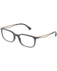 Emporio Armani - Ea3174 5437 Optical Frames Plastic Squared - Lyst
