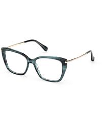 Max Mara - Mm5007 092 Optical Frames Acetate Squared Normal - Lyst