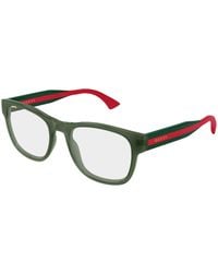 Gucci - Gg0004Onn 004 Optical Frames Acetate Transparent Squared - Lyst