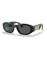 Versace - Ve4361 Gb1/87 Sunglasses Nylon Geometric Normal Shaded - Lyst