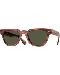 Oliver Peoples - Ov5601Su Rueny 179952 Sunglasses Acetate G15 Squared Normal - Lyst