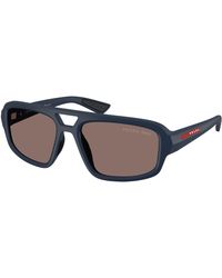 Prada Linea Rossa - Ps B11Su Tfy05C Sunglasses Injected Geometric Polarized - Lyst