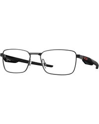 Oakley - Ox3140 Steakhouse 314002 Optical Frames Metal Transparent Squared Normal - Lyst