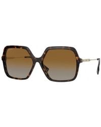 Burberry - Be4324 3002T5 Sunglasses Plastic Squared Polarized Nuanced - Lyst