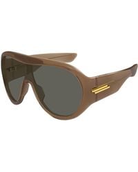 Bottega Veneta - Bv1345S 005 Sunglasses Acetate Mask - Lyst