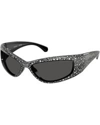 Swarovski - Sk6027 100187 Sunglasses Injected Geometric Normal - Lyst