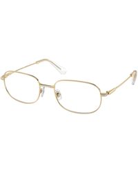 Swarovski - Sk1005 4013 Optical Frames Metal Transparent Squared Normal - Lyst