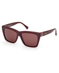 Max Mara - Mm0193 71S Sunglasses Acetate Squared Normal - Lyst