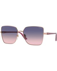 Vogue Eyewear - Vo4199S 5075I6 Sunglasses Metal Butterfly Normal Shaded - Lyst